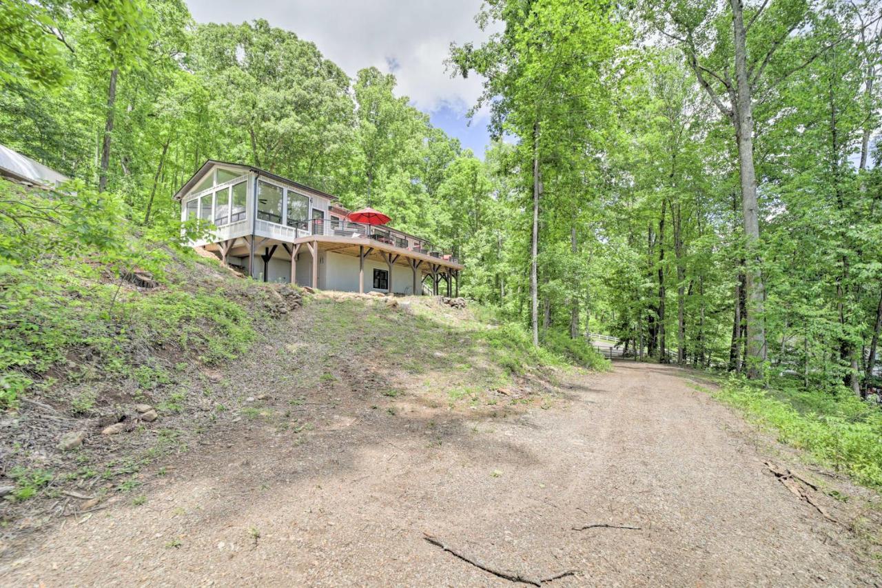 Remote Smoky Mtn Escape With Views And Trail Access! Villa Cullowhee Exterior photo